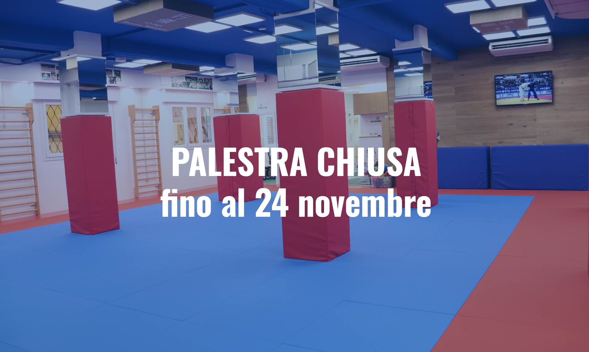 chiusura fino al 24 novembre