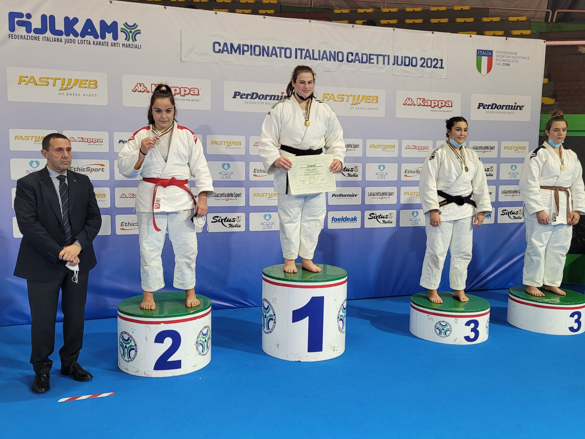 campionato italiano under 18 - podio 2021